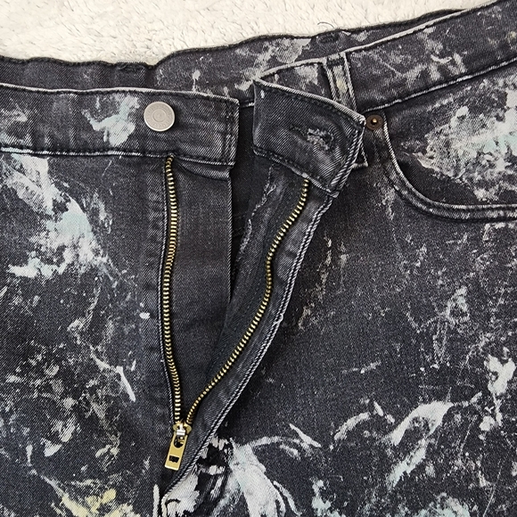 Levis 569 Black Multicolor Loose Straight Men's Shorts 40W - Picture 4 of 9